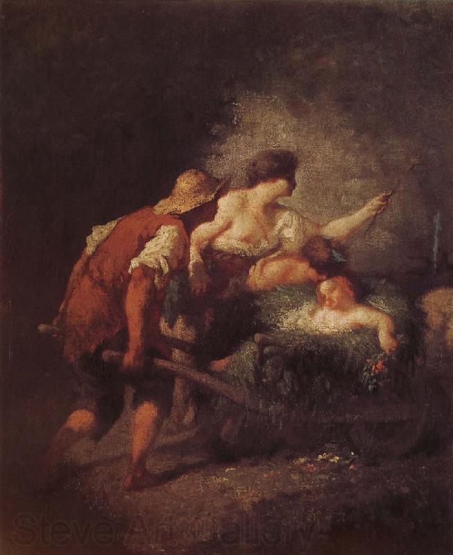 Jean Francois Millet Come back from field